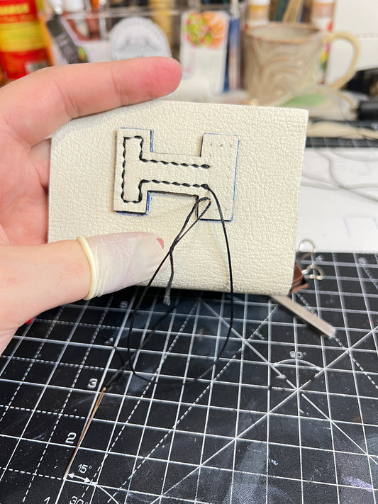 leather stitching