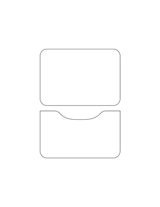 flat card wallet pattern *digital download*