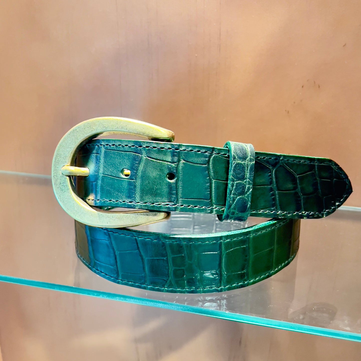 Handcrafted Gator Belt